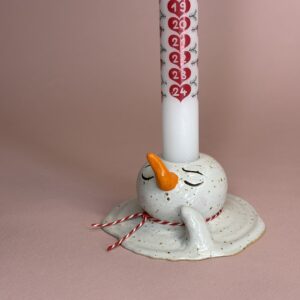 Smeltet snemandsstage