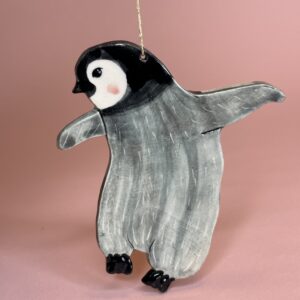 Hoppende pingvinunge