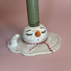 Smeltet snemandsstage