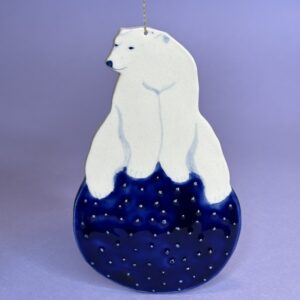 Isbjørn på julekugle